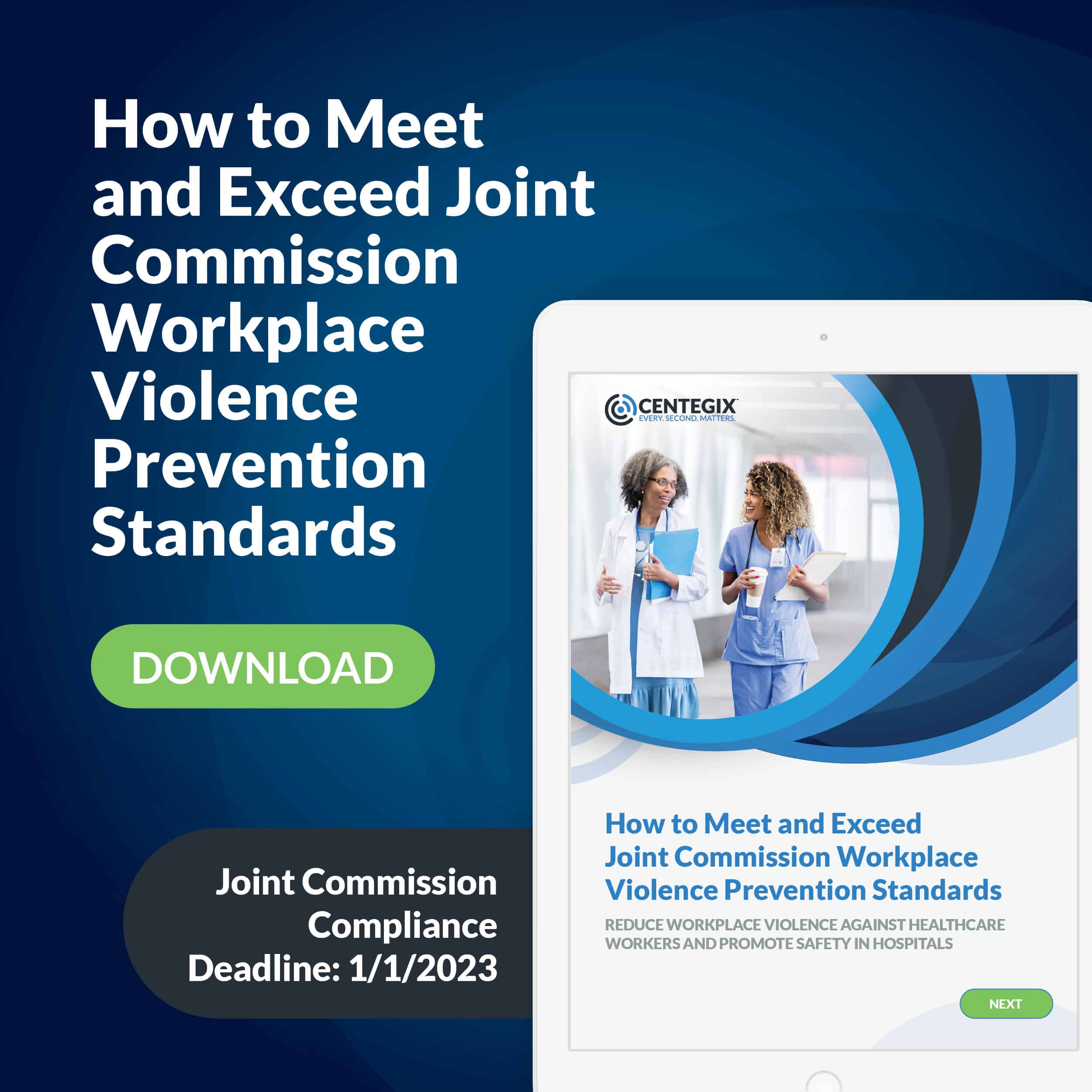 Joint Commission Workplace Violence Prevention Standards EBook CENTEGIX